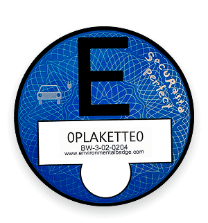 Blauwe E-Plakette voor Duitsland