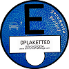 Blauwe E-Milieusticker